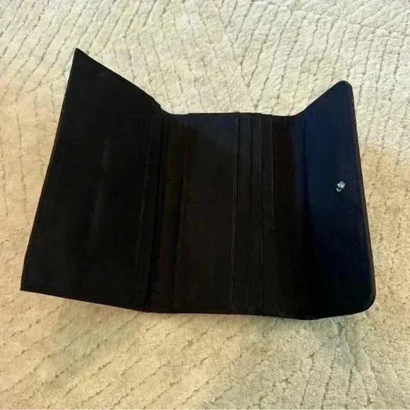 Liz & Co Checkbook Card Wallet Croc Embossed  Faux Leather - Picture 5 of 5